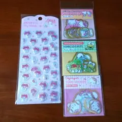 サンリオ　ぷくっとシール＆フレークシール