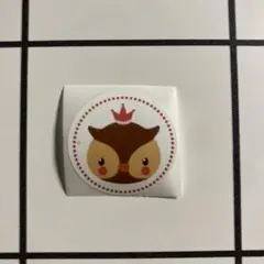フクロウの王冠ステッカー