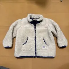 値下げ中　Miki HOUSE フリースジャケット 90 アイボリー　ミキハウス