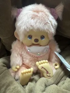 【新品・正規品】激レア！モンチッチぬいぐるみピンクぬいぐるみK.yamasaki