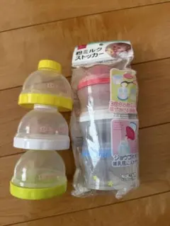 新品✨ミルクストッカー　スマートエンジェル　粉ミルクストッカー 3段 2個セットのサムネイル