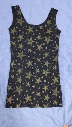 Esquilo Branco 星柄タンクトップ