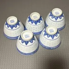 李朝　古玩　古染付　煎茶碗　漢詩　6客 李朝 古玩 古染付 煎茶碗 漢詩 6客 - メルカリ