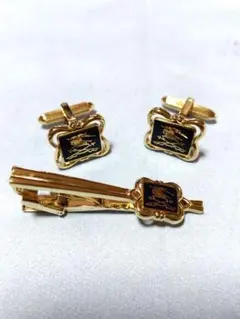 BURBERRYS バーバリー　カフス　タイピン ホースロゴ