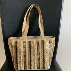 スパンコール／ビーズのハンドバッグ　2000円→10%off
