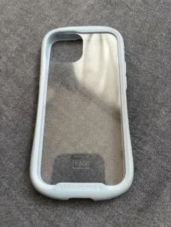 iFace クリアケース　ペールブルー