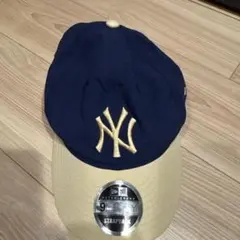 New Era 9FIFTY STRAPBACK キャップ ネイビー/ベージュ