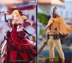 GiGO限定 10周年記念 リゼロ アル プリシラ フィギュア 2点セット