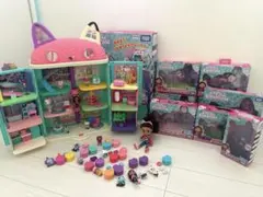 タカラトミー ギャビーのドールハウス 大きなネコちゃんハウス セット