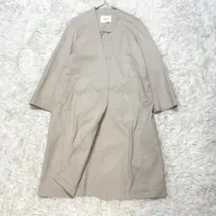 アーバンリサーチドアーズ コットンノーカラーコート 【定価1.7万円】ロング
