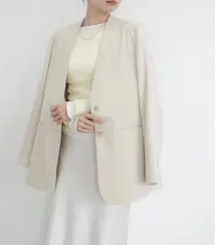 2025年最新】IENA ノーカラージャケットの人気アイテム - メルカリ