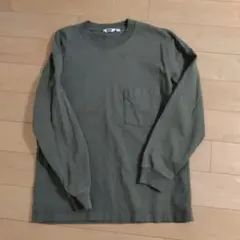 UNIQLO U 長袖 S オリーブグリーン