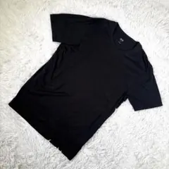 UNIQLO ユニクロ【M】スーピマコットンクルーネックTシャツ ブラック
