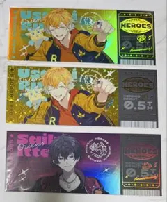 にじさんじ ハーフアニバーサリー ホロチケ 宇佐美リト　佐伯イッテツ　3枚セット