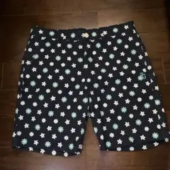 【PEARLY GATES】 花柄ショートパンツ ネイビー