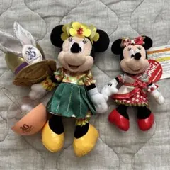 イースターパッチン　ミニーマウス　ぬいぐるみバッジ　まとめ売り