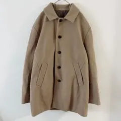 エイチケーワークスロンドン きれいめ 定番 秋冬 ステンカラーコート L 良品