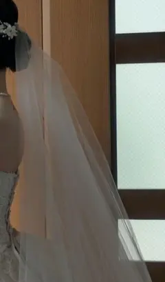 mirror mirrorのロングウェディングベール