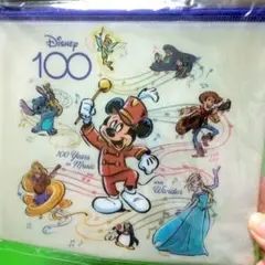 Disney 100周年記念 フラットポーチ