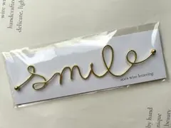 ワイヤーレタリング　Smileのサムネイル
