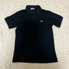 Lacoste ブラック ポロシャツ フランス製 80s - メルカリ
