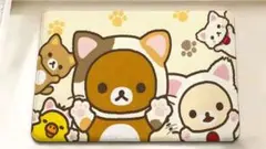 リラックマ コリラックマ 猫 バスマット フロアマットのサムネイル