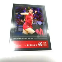 山田二千華 レギュラーカード 47 バレーボール 女子日本代表 トレカ