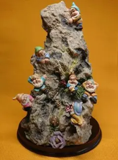 ヨーロッパ　人形　七人の小人　彫像　置物　インテリア　工芸品　美術品　A2765