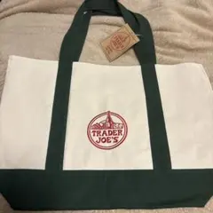 トレーダージョーズ トレジョ トートバッグ グリーン 緑 エコバッグ 大容量