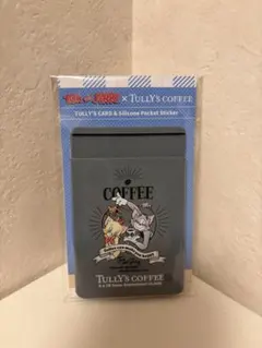 トムとジェリー TULLY'S coffee シリコンポケットステッカー