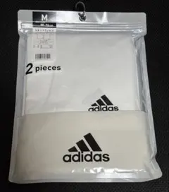 【新品】2枚組 adidas Vネック Tシャツ Mサイズ ホワイト