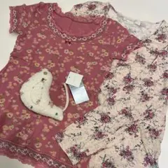 KIDBLUE花柄シャツ、鳥さん、Ehyphenworldgalleryトップス