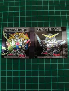 SDガンダム　スナック シャイニングガンダム、ガンダムシュピーゲル　セット