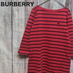 BURBERRY BLUE LABEL Tシャツ ワンピース 七分袖