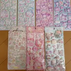 サンリオ 立体ステッカー 他7シートセット