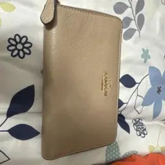 COACH 二つ折り財布 ベージュのサムネイル