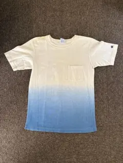 【希少・段染め】90s Champion リバースウィーブ ポケットTシャツ M