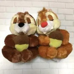 ディズニーストア　おまけ付　チップとデール　ペアぬいぐるみ　ノーマル　新品