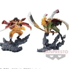 【段ボール梱包】ONEPIECE MANHOOD ロジャー 白ひげ フィギュア