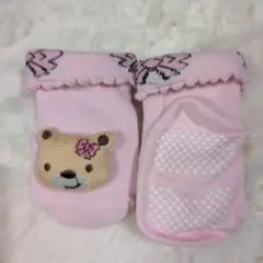 赤ちゃん用靴下 クマさん柄 滑り止め付き