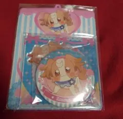 わんだふるぷりきゅあ！　ローソン　限定　缶バッジ　アクリルスタンド　犬飼こむぎ