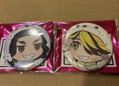 東リベ 羽宮一虎 場地圭介 ファボテリア ミニキャラ缶バッジ 各1 フラワーベア