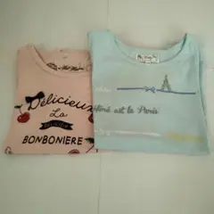女の子 140 半袖Ｔシャツ2枚 セットのサムネイル