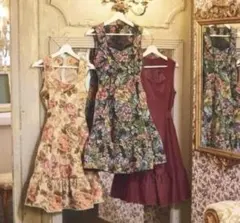 クラロリ くる実 ジャンパースカート ワインレッド 赤 L タグ付き未使用品♡