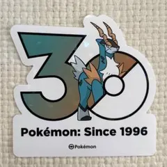韓国限定】ザシアン ポケモン 30周年記念 ステッカー - メルカリ