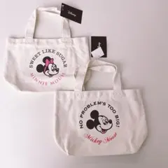 【即購入OK】　新品　トートバッグ　ディズニー　ミッキー　ミニー　2点セット
