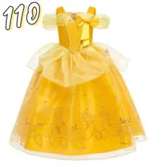 黄色 バラ プリンセス ドレス 結婚式 フォーマル 110 クリスマス