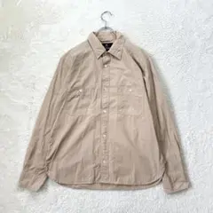 ナイジェルケーボン/50/ベージュ/ワークシャツ/長袖/ダブルポケット/春秋のサムネイル