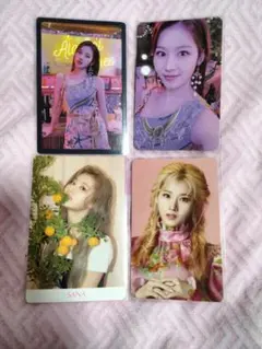 TWICE サナ カード Taste of love 4枚セット
