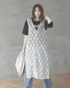 新品＊グローバルワーク 2WAYレースワンピース